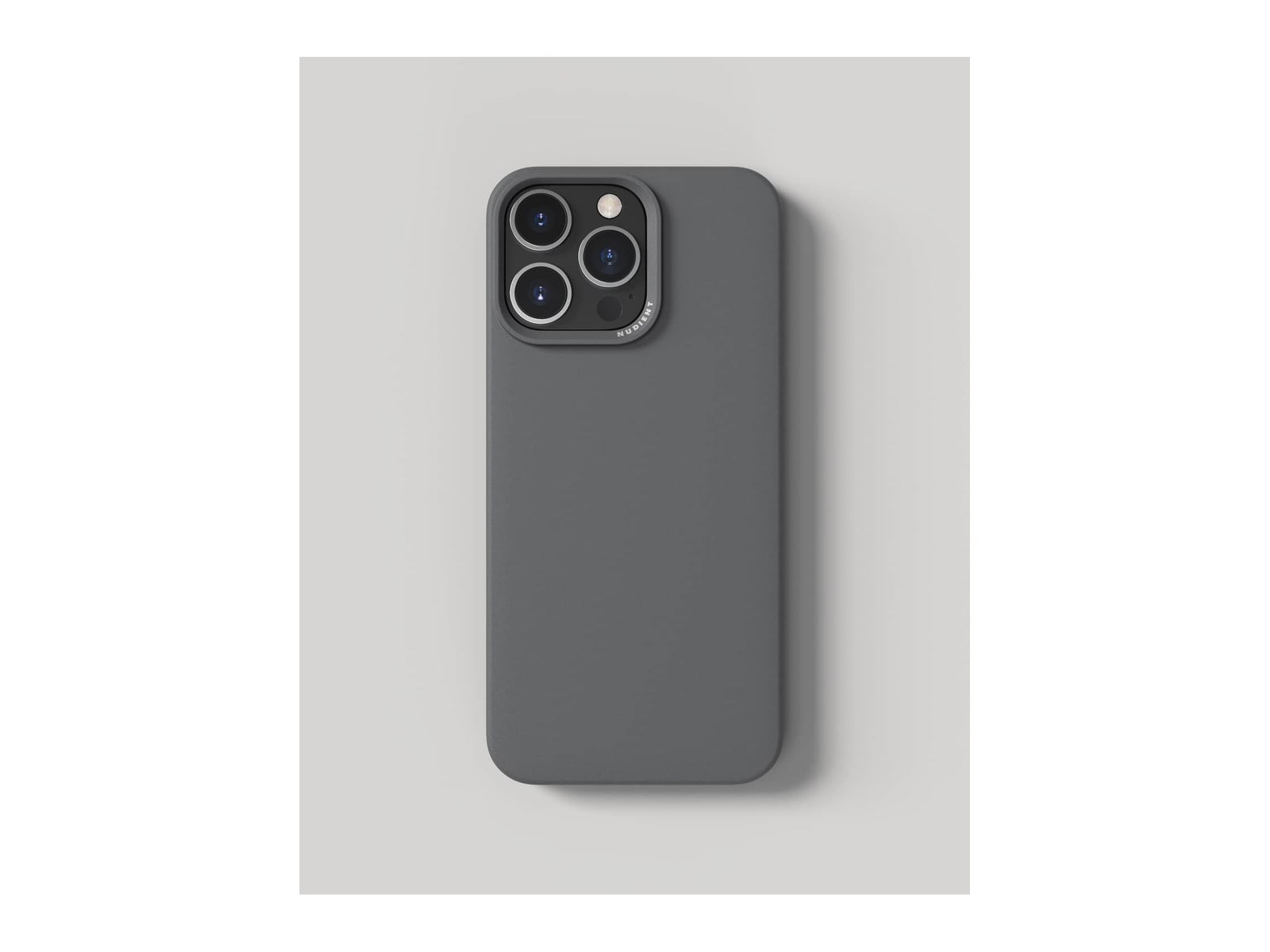 Nudient - Thin Case with MagSafe for iPhone 16 Pro Max - Ash Grey