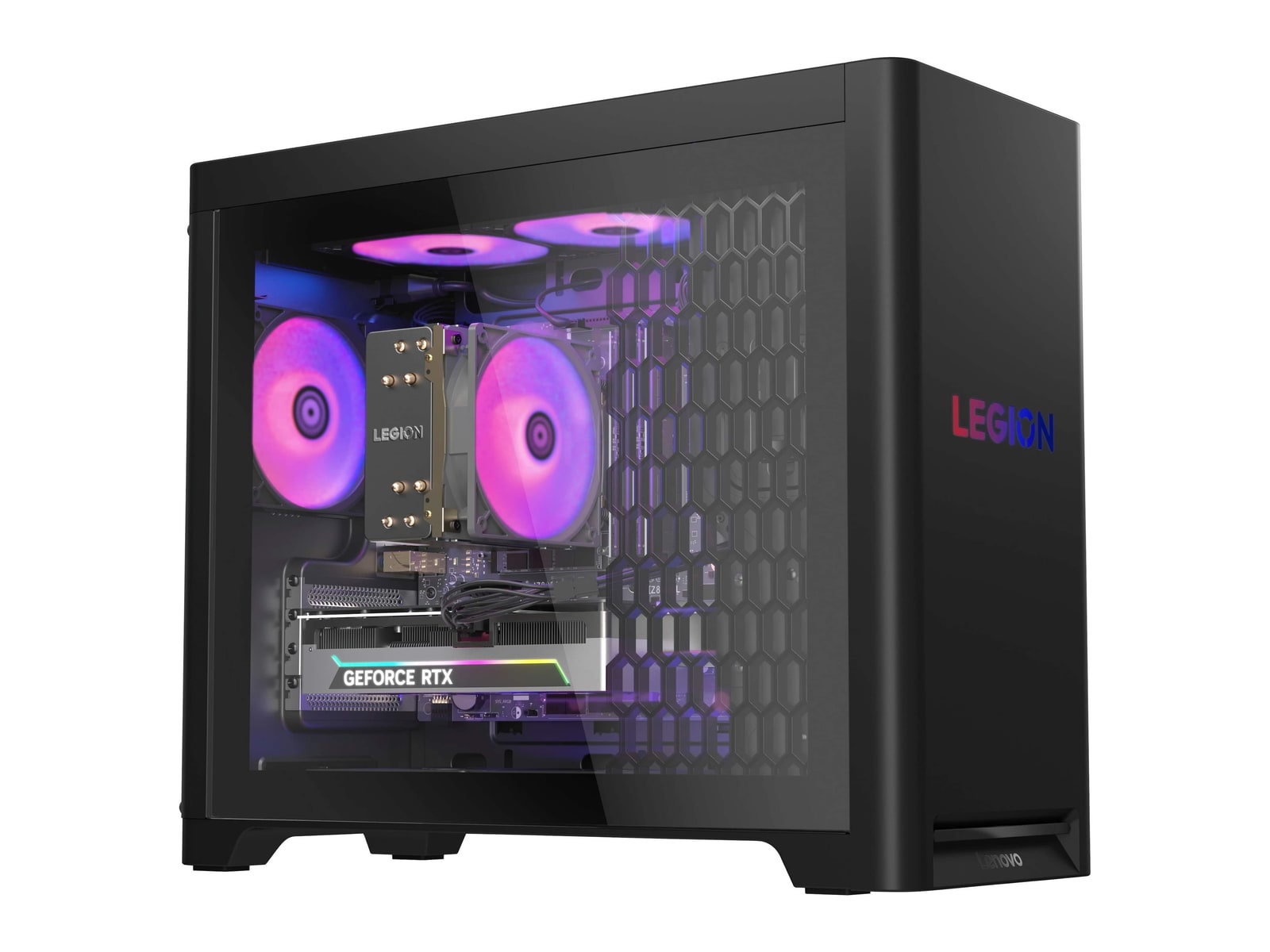Lenovo - Legion Tower 5 - AMD Ryzen 7 7800X3D chip - 32GB Memory - 1TB SSD - Eclipse Black