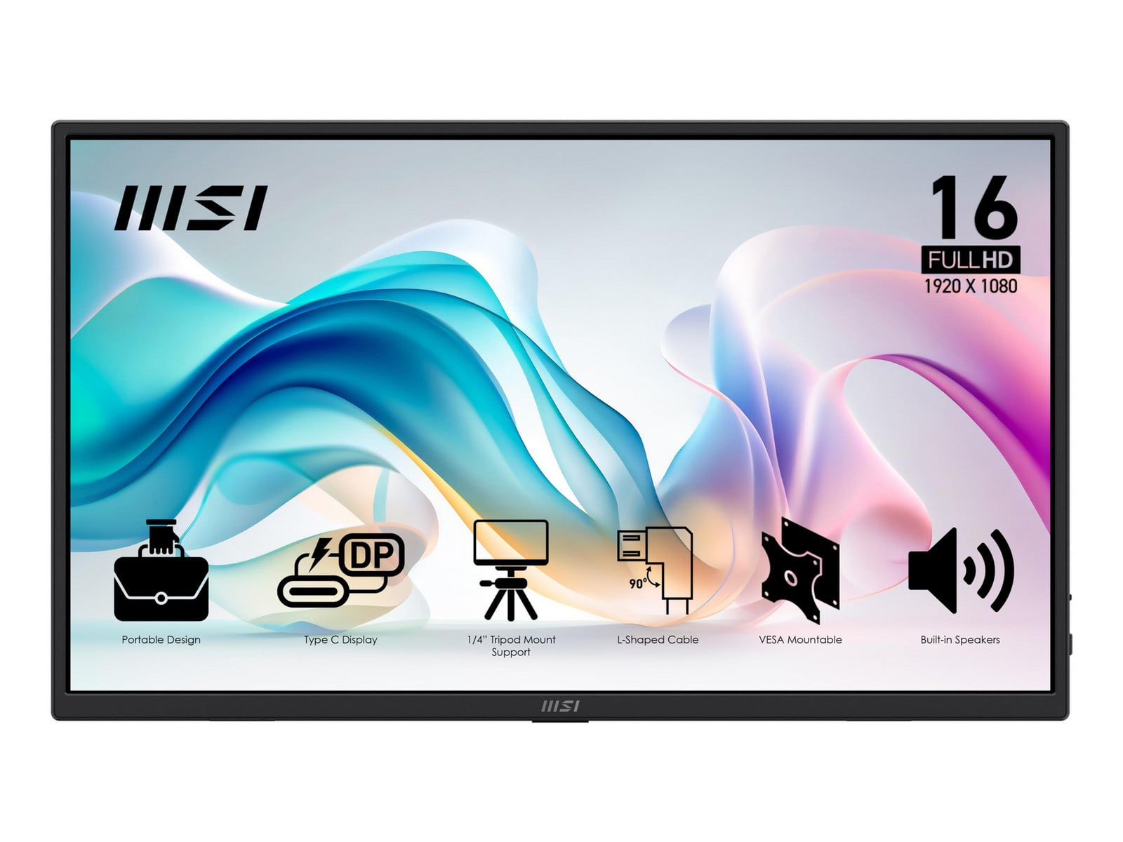 MSI - 15.6" PRO MP165 E6 Full HD 60Hz Portable Monitors