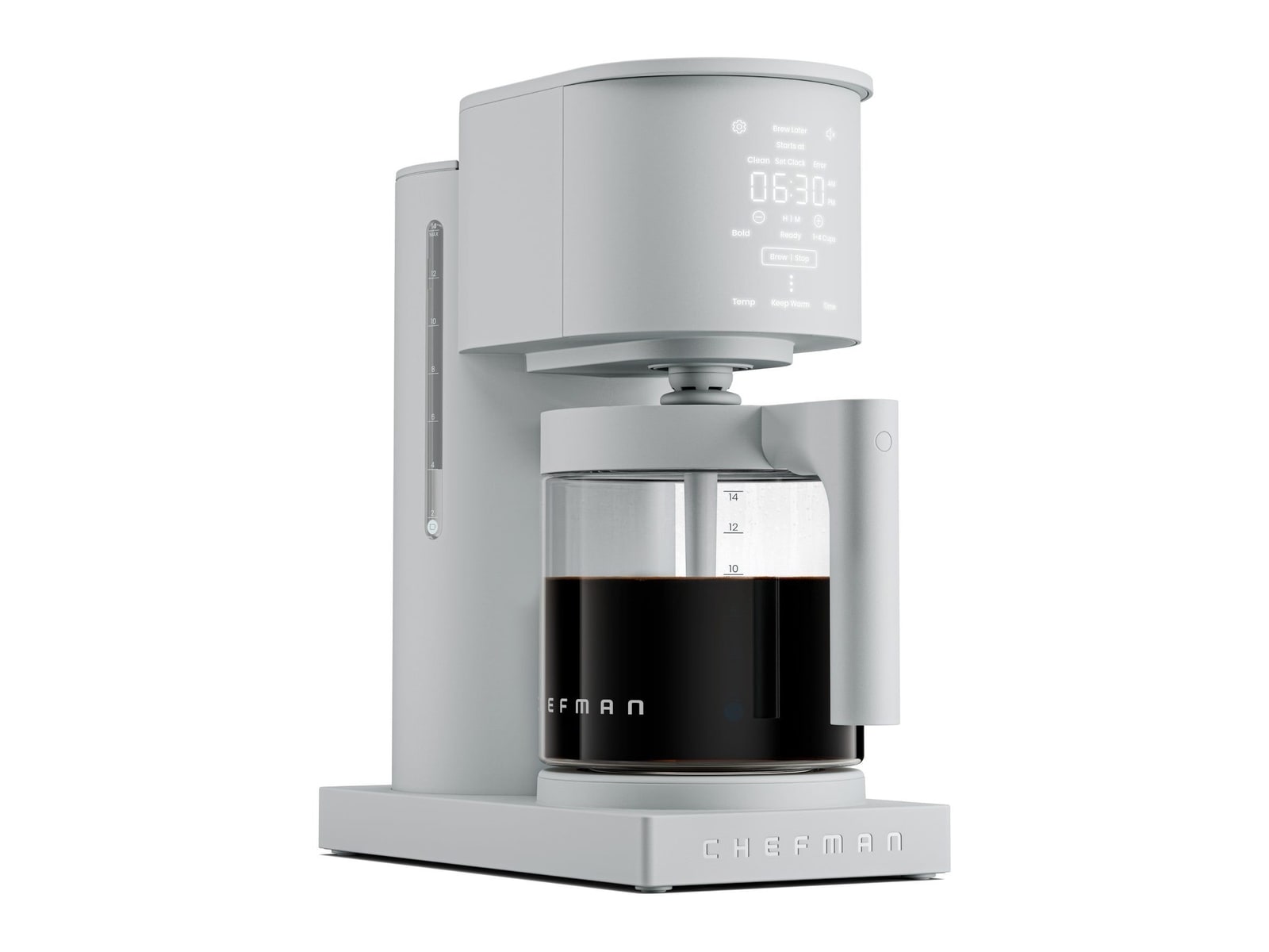 Chefman - Caffeinator 14-Cup Programmable Coffee Maker Concrete Coffee Makers