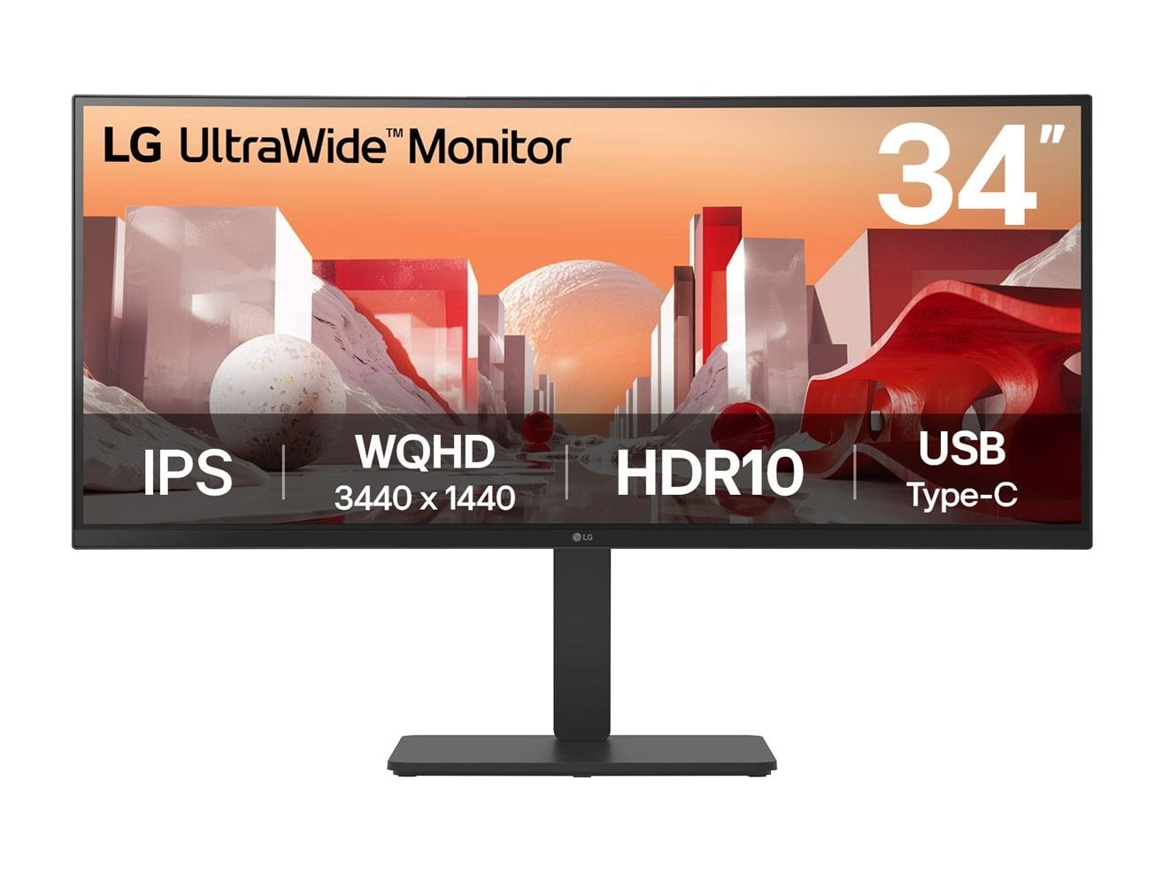 LG - 34" 34BA75QE-B UWQHD 60Hz Professional Monitors