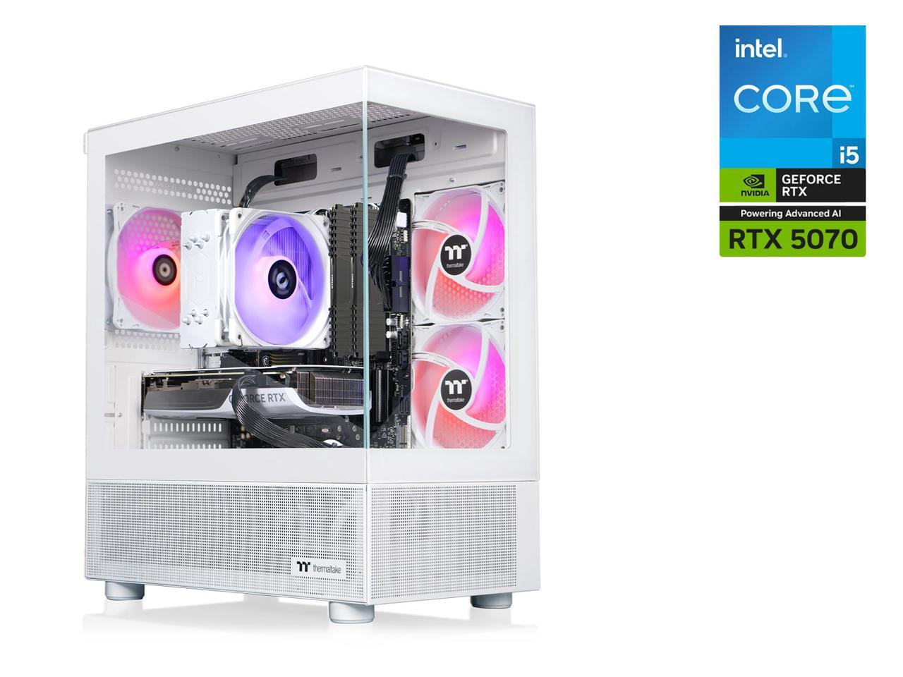 Thermaltake - LCGS NE i1470-V170S R4 - Intel Core i5-14400F chip - 32GB Memory - 1TB SSD - White