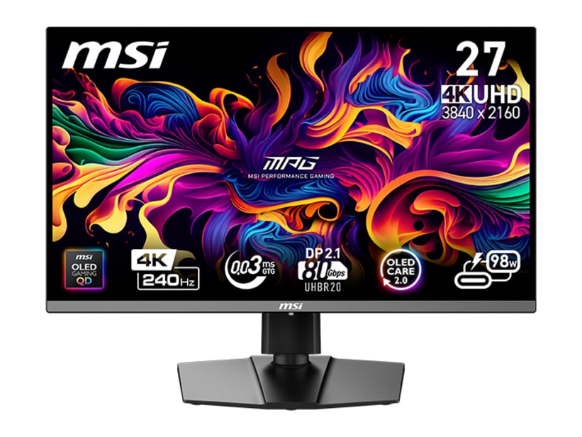 MSI - 27" MPG 272URX 4K UHD 240Hz OLED Monitors