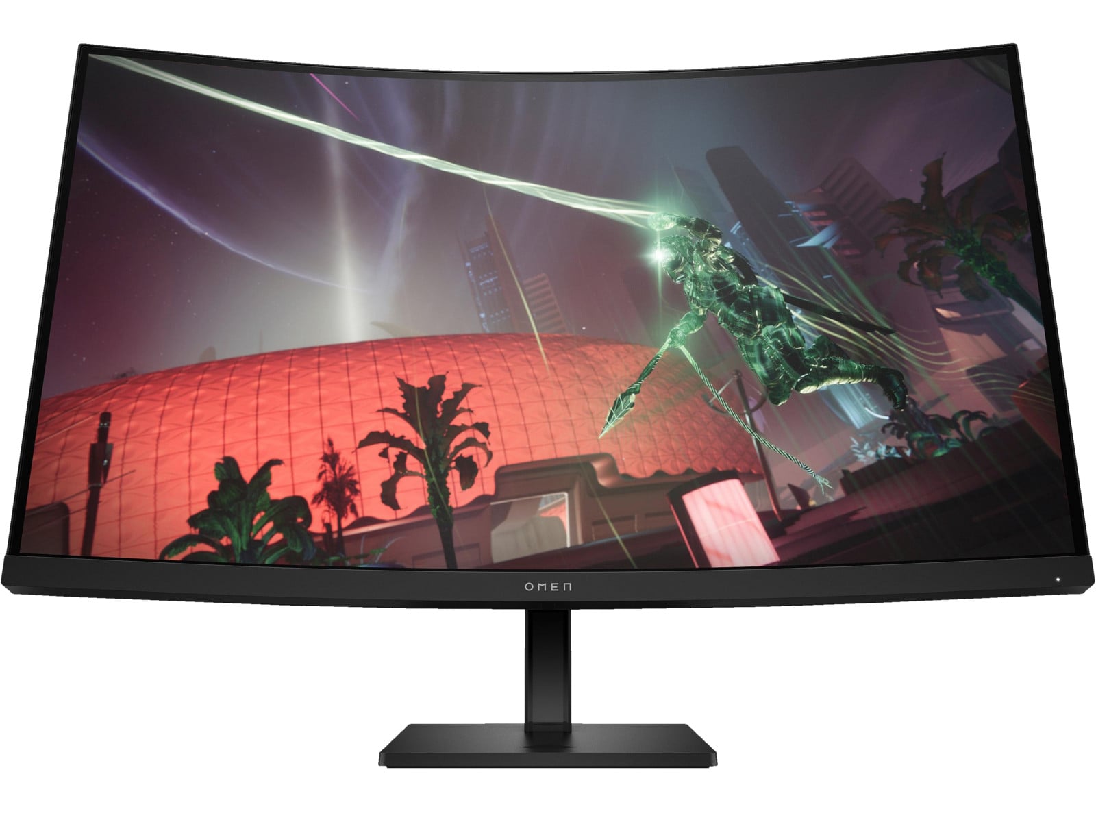 HP - 31.5" Omen 32c QHD 165Hz Gaming Monitors - Black