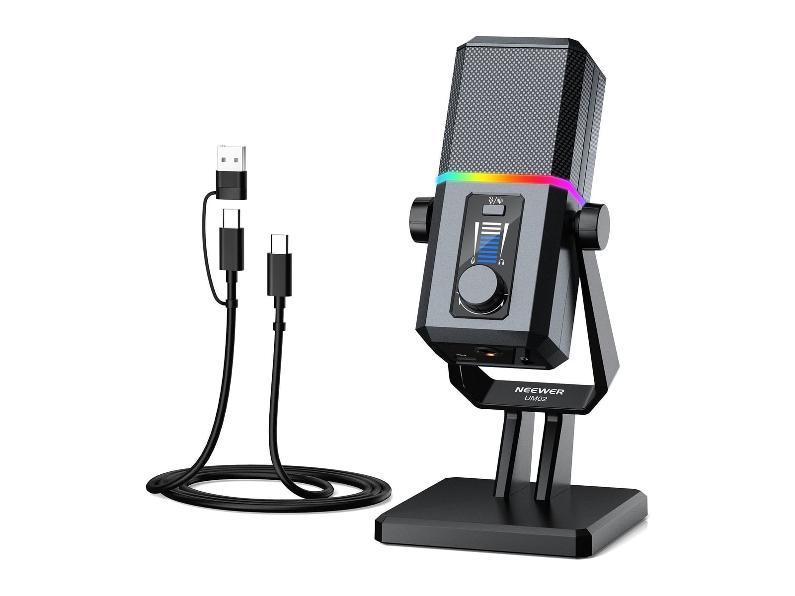 Neewer - UM02 RGB USB Gaming Microphone Microphones