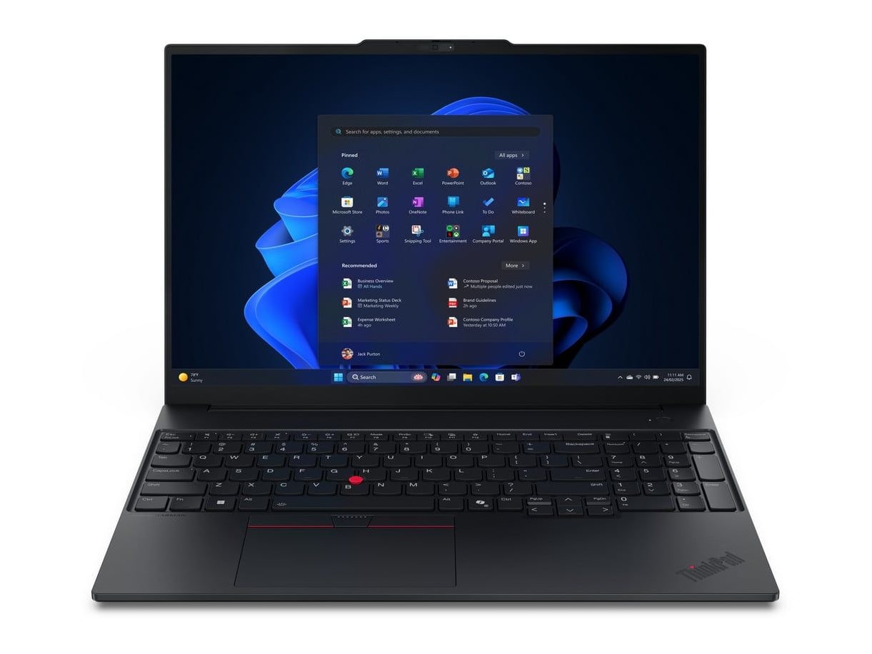 Lenovo - ThinkPad E16 Gen 3 (Intel) Copilot+ PC 16" - Intel Core Ultra 7 258V chip - 32GB Memory - 1TB SSD - Black
