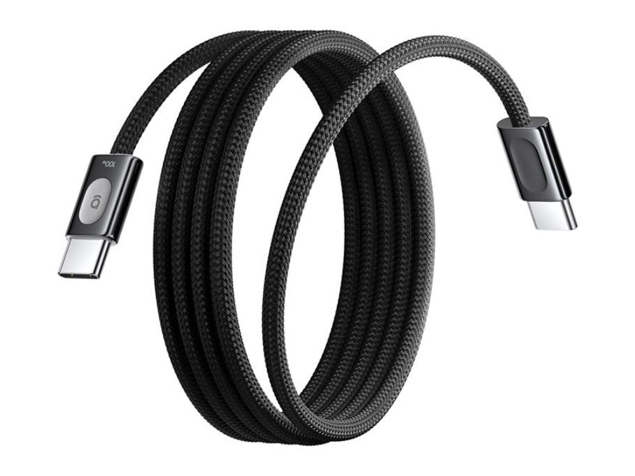 Baseus - FrostCore Fast Charging Data Cable USB-C to USB-C 100W (2m / Cosmic Black) USB-C Cables