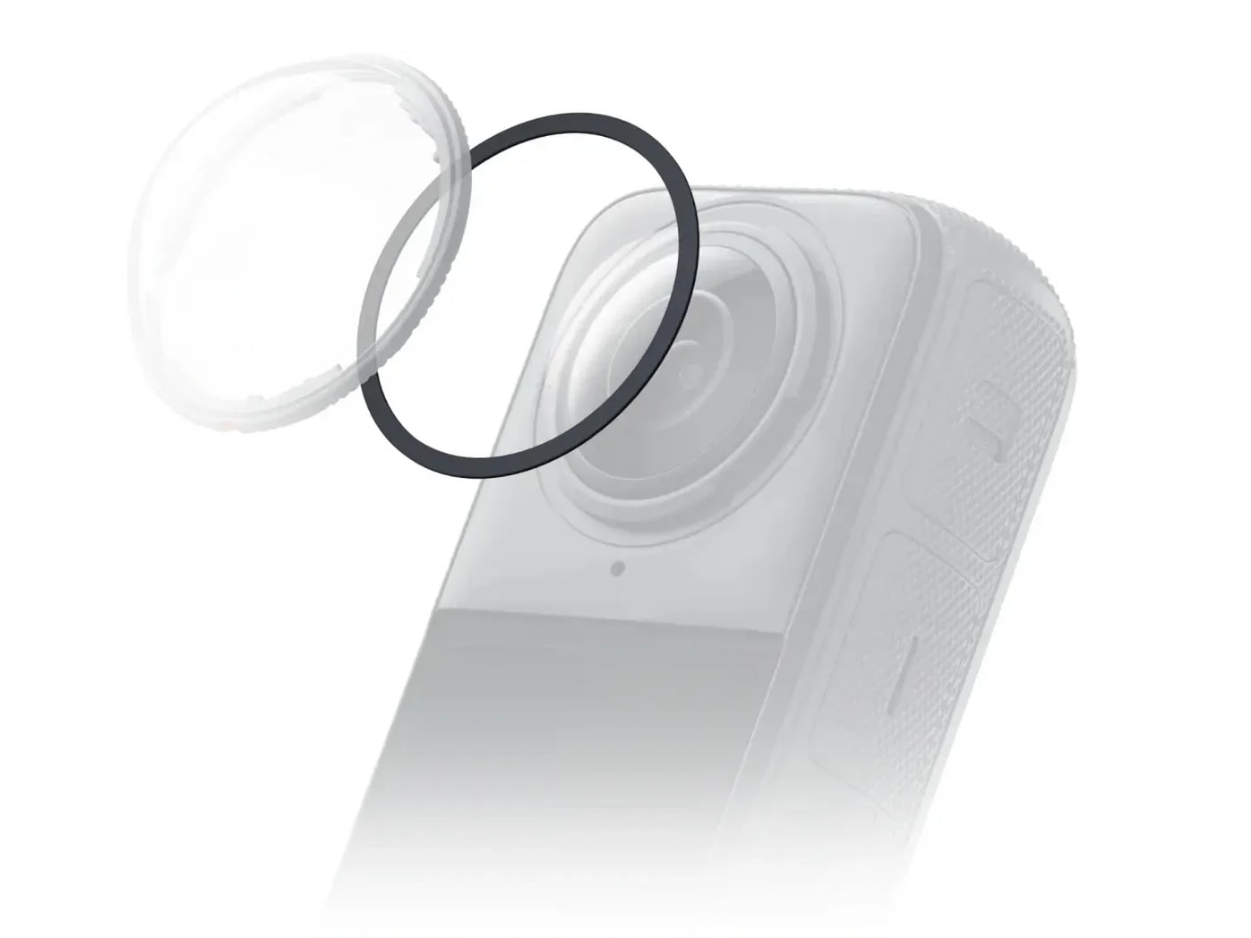Insta360 - X4 Lens Guard Care Kit Camera Accessories - Clear