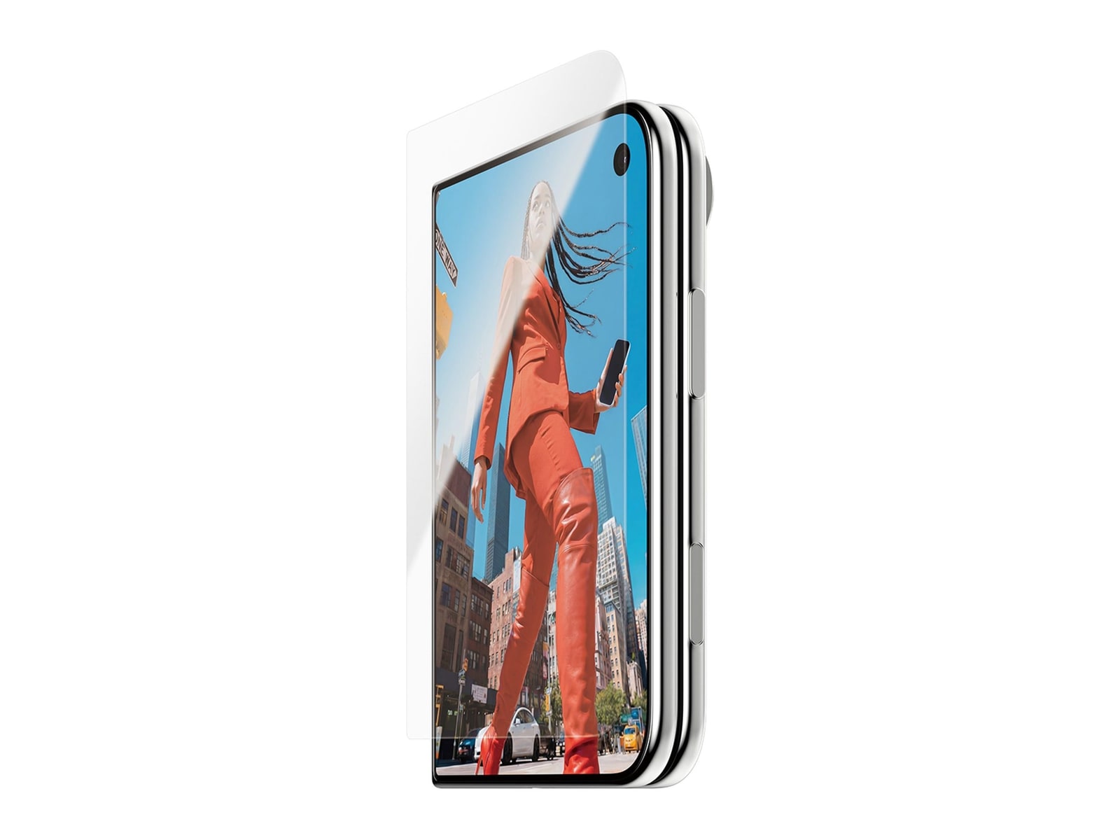 PanzerGlass - Front Screen Protector iPhone Duo FRAME FIT w. EasyAligner