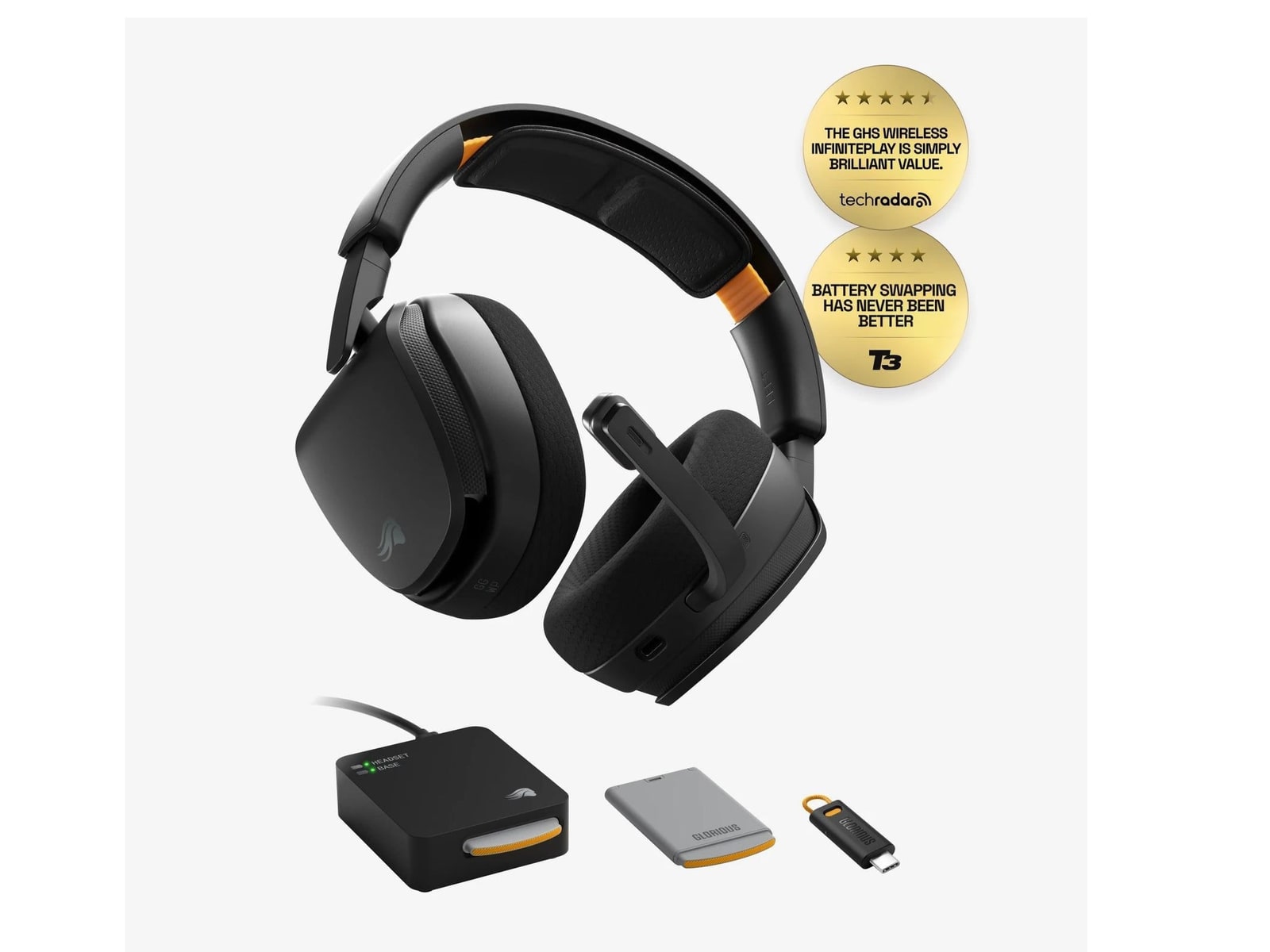 Glorious - GHS Wireless InfinitePlay - Black