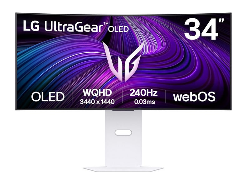 LG - 34" 34GX90SA-W WQHD 240Hz OLED Monitors
