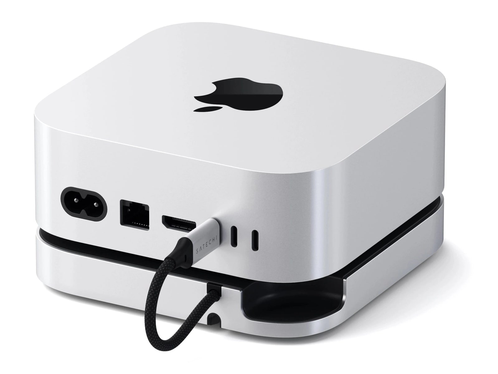 Satechi - Mac Mini M6/M5 Pro/M4 Stand & Hub with SSD Enclosure USB-C Docking Stations