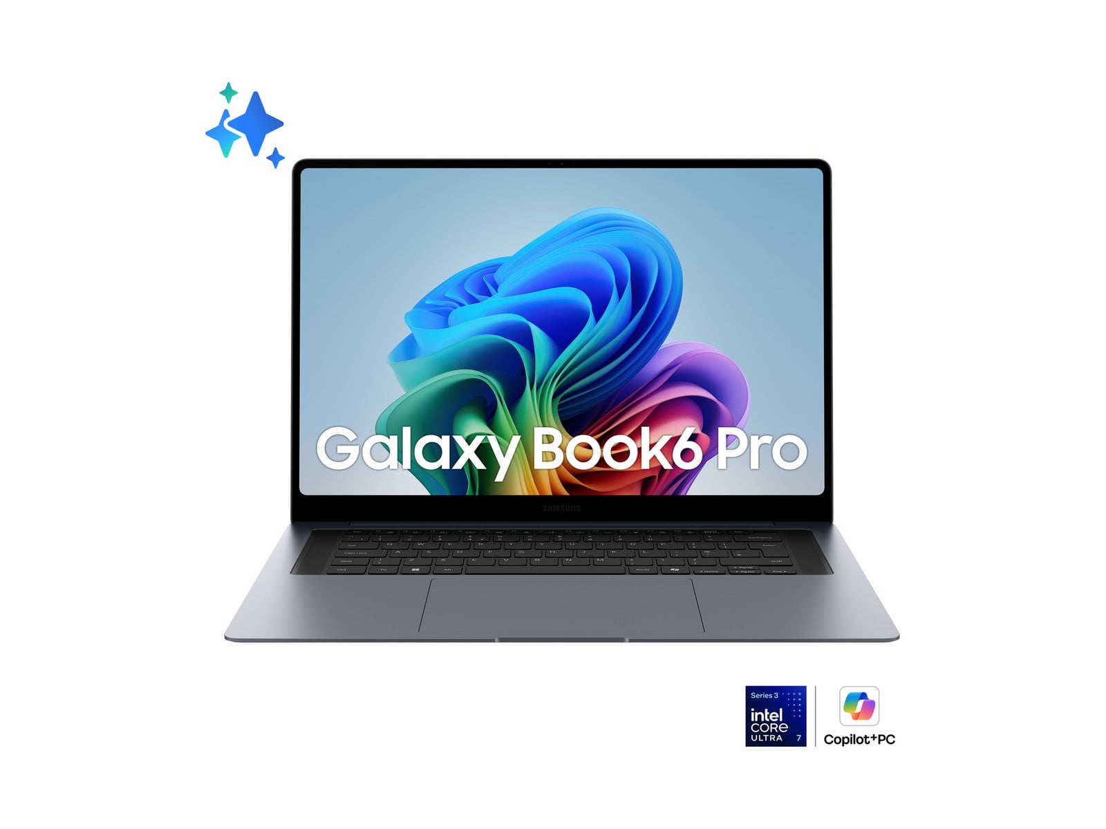 Samsung - Galaxy Book6 Pro 16" - Intel Core Ultra 7 356H chip - 32GB Memory - 1TB SSD - Gray