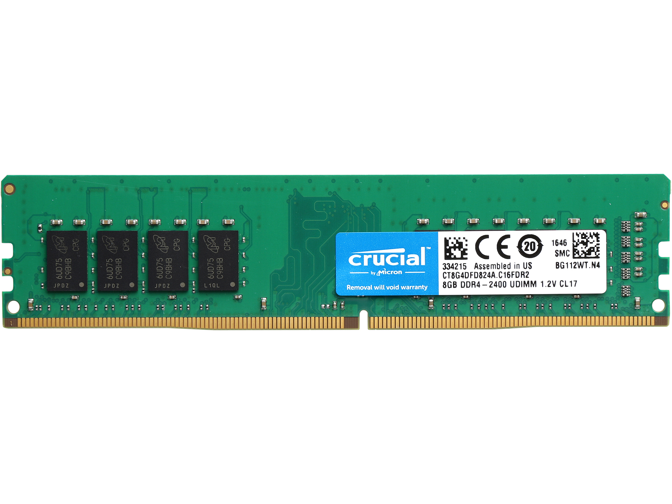 Crucial - 8GB DDR4 2400 CL17 Memory (RAM)