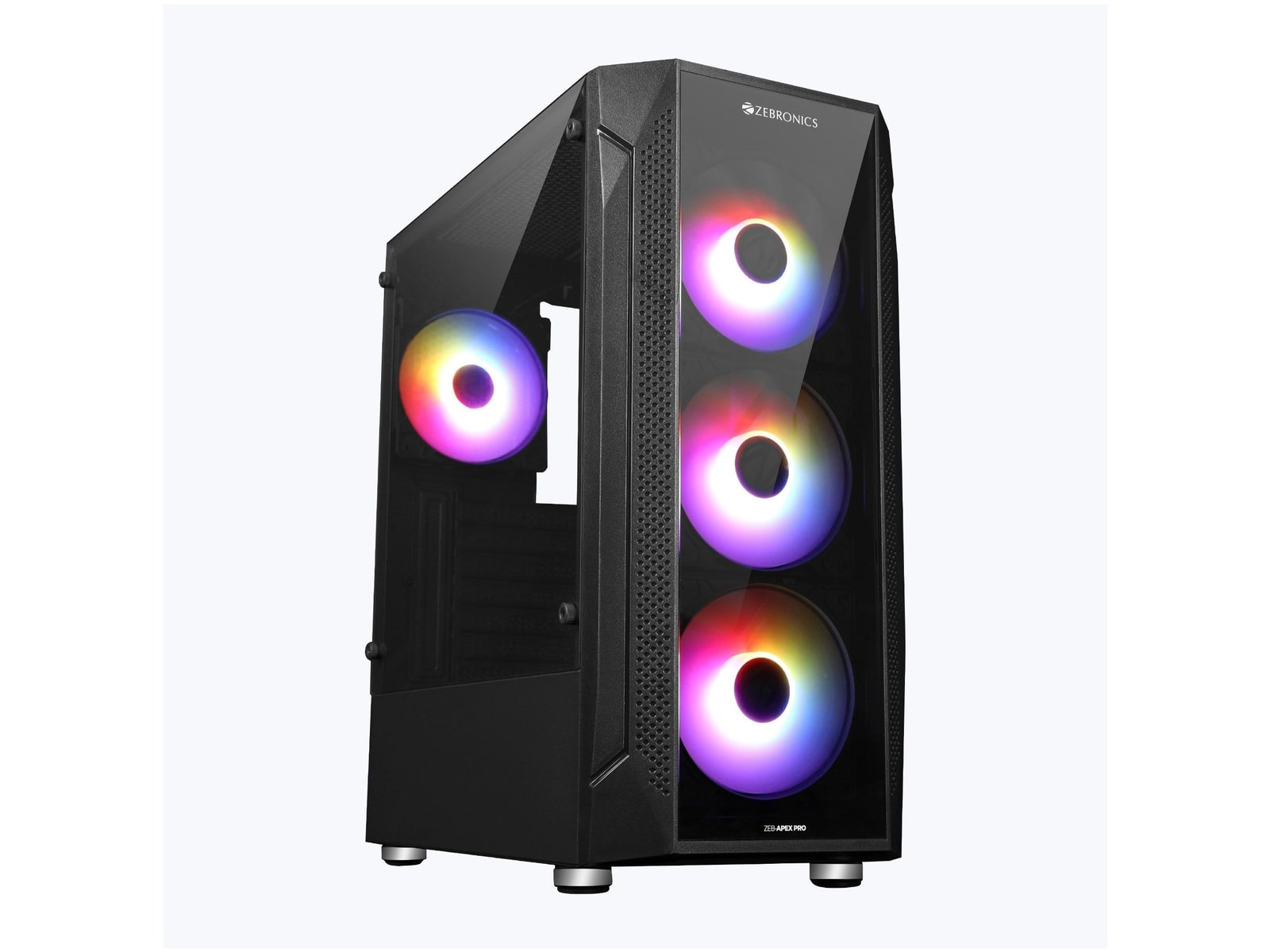 Zebronics - Zeb Apex Pro Black Computer Cases