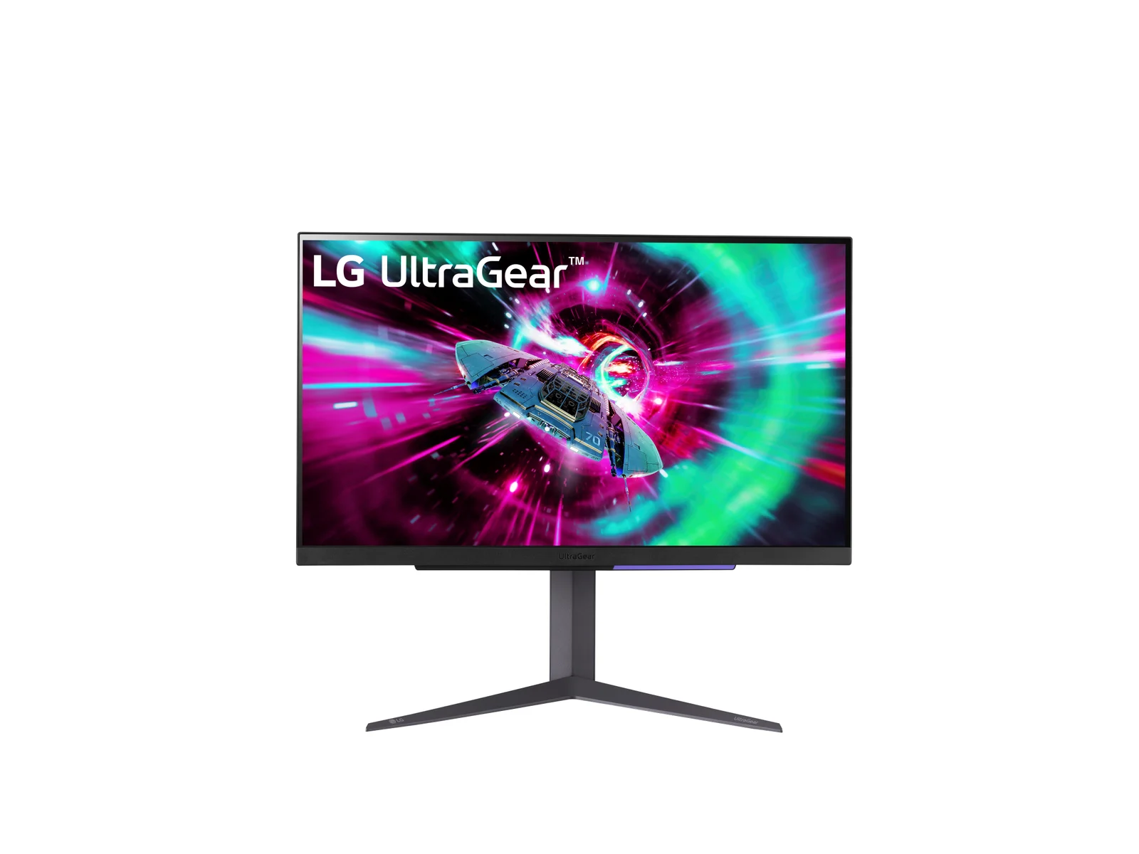 LG - 27 inch UltraGear 27GR93U 3840 x 2160 144Hz Gaming Monitors - Black