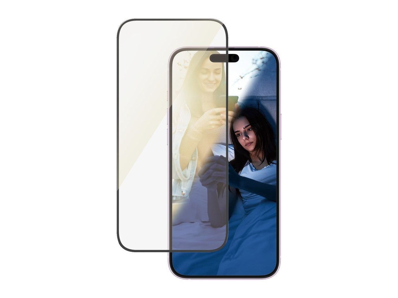 PanzerGlass - EyeCARE Screen Protector iPhone 16 Plus Ultra-Wide Fit