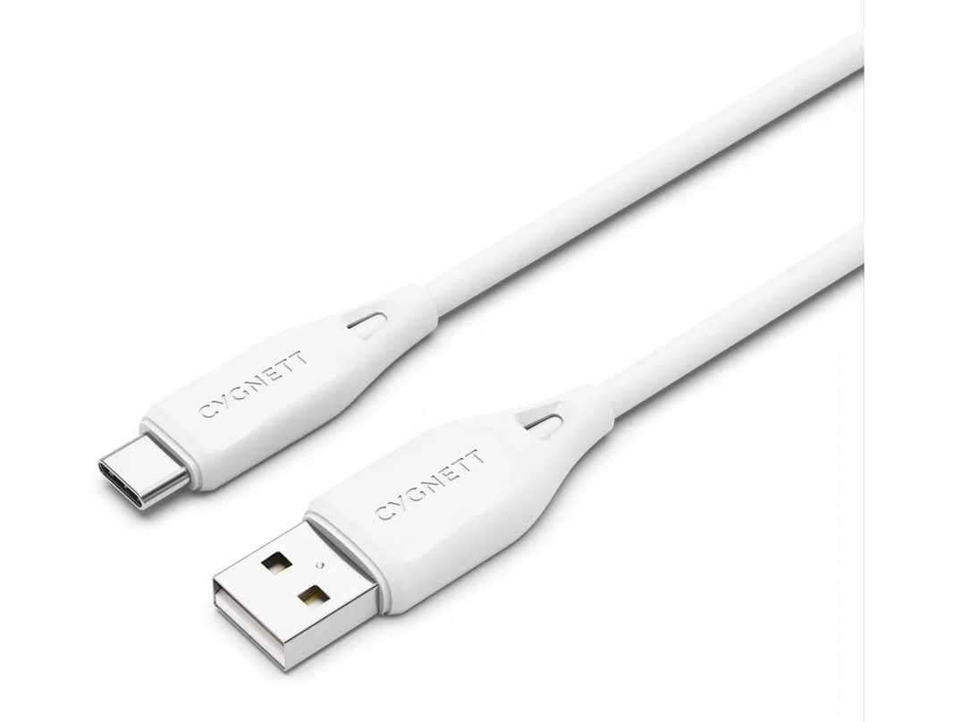 Cygnett - Essentials Gen 2 USB-C to USB-A Cable - 2M - White Charging Cables
