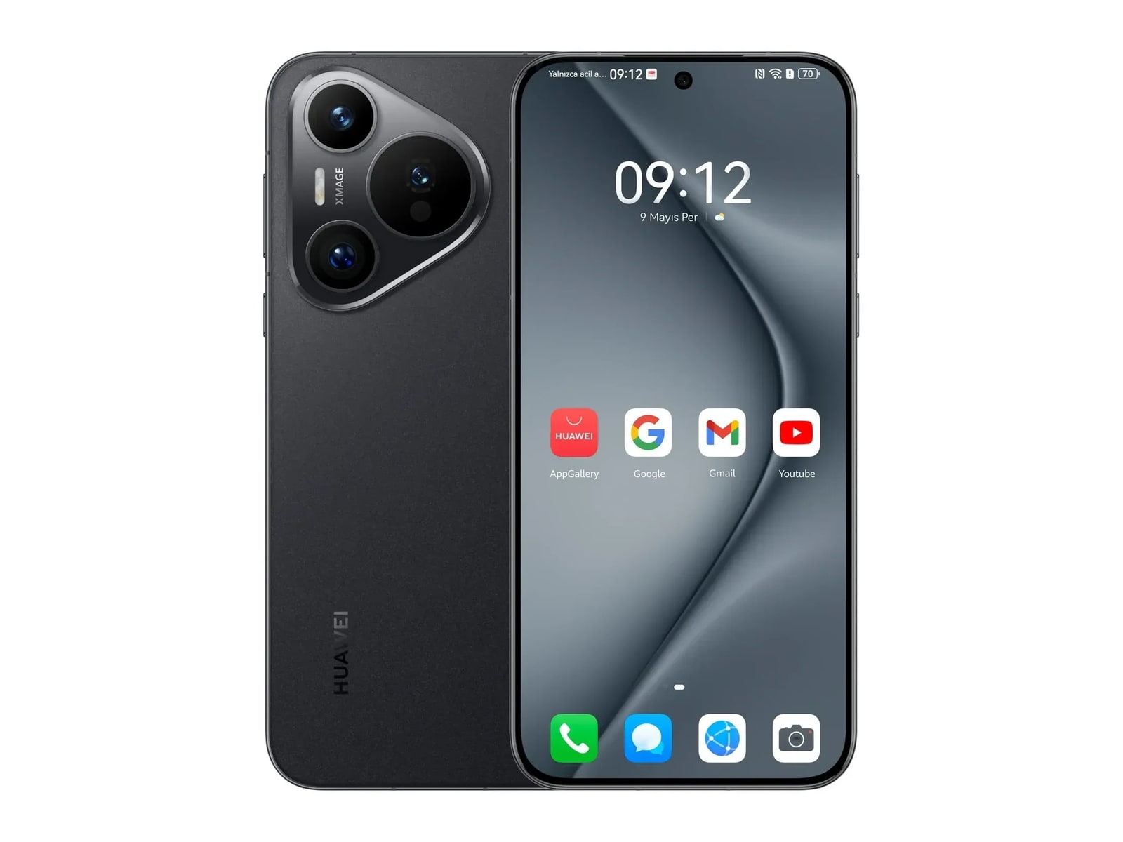 Huawei - Pura 70 5G 256GB - Black