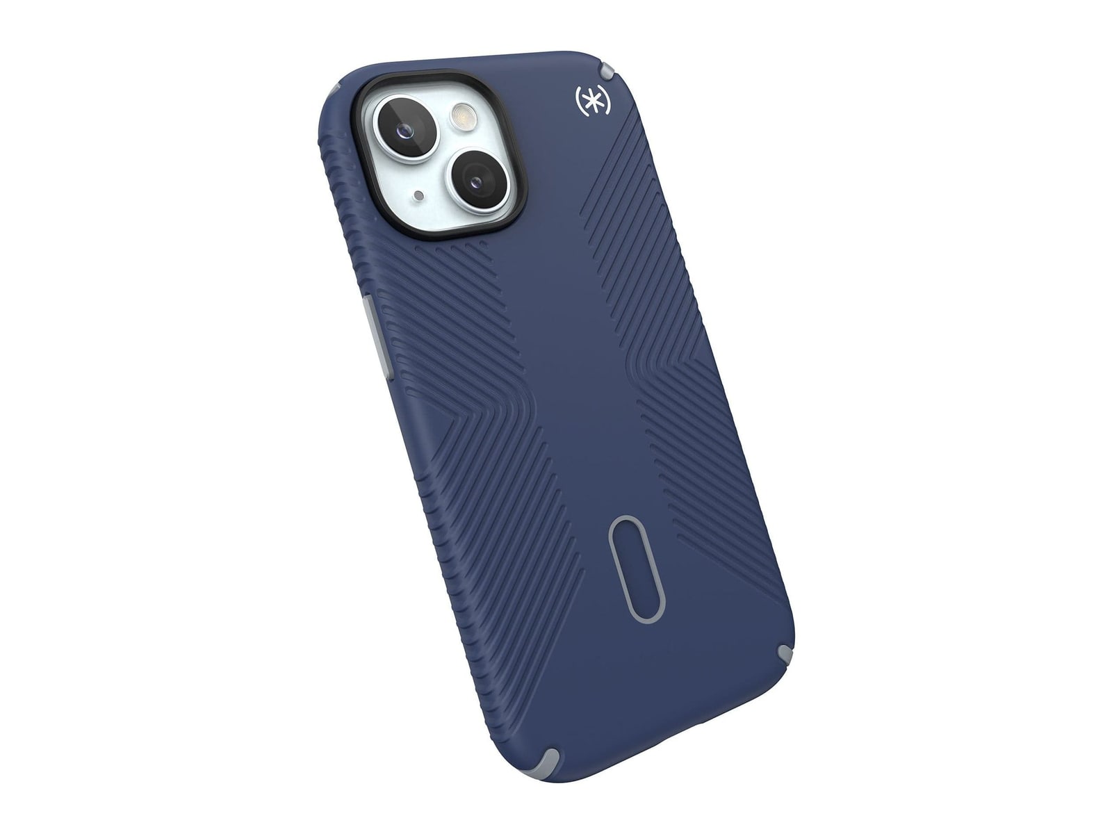 Speck - Presidio2 Grip MagSafe with ClickLock - iPhone 15 - Coastal Blue/Dust Grey