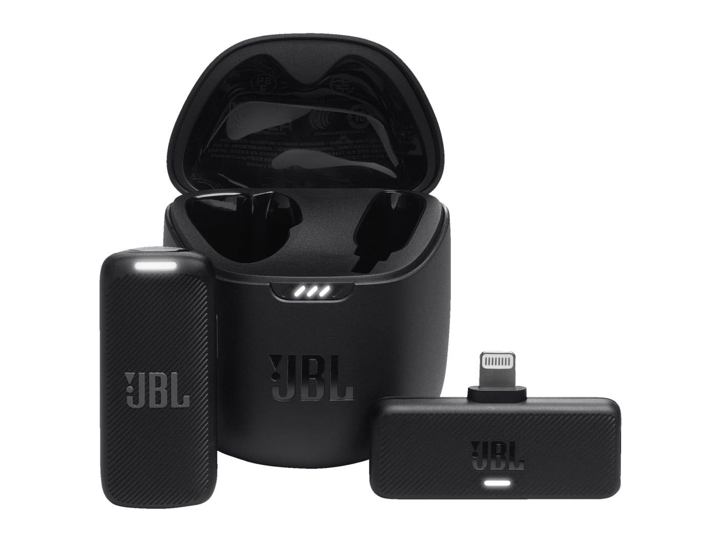 JBL - Quantum Stream Wireless Lightning Microphones - Black