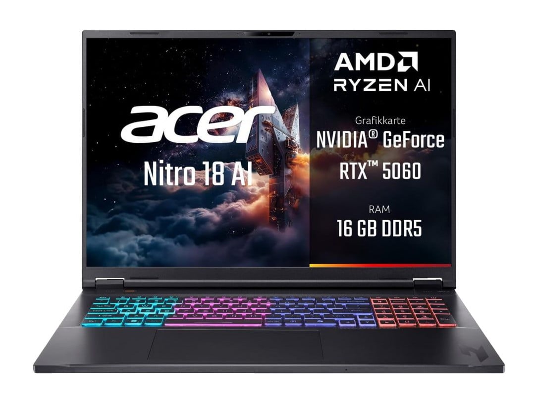 Acer - Nitro 18 AI AN18-61-R3G7 18" - AMD Ryzen AI 7 350 chip - 16GB Memory - 1TB SSD