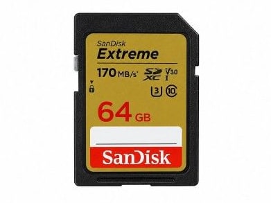 SanDisk - Extreme SDXC 170MB/s 64GB Storage Drives - UHS-I