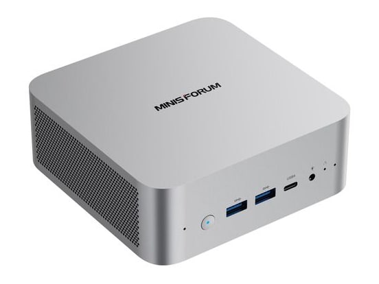 MINISFORUM - X1-255 Barebone - AMD Ryzen 7 255 chip - Silver