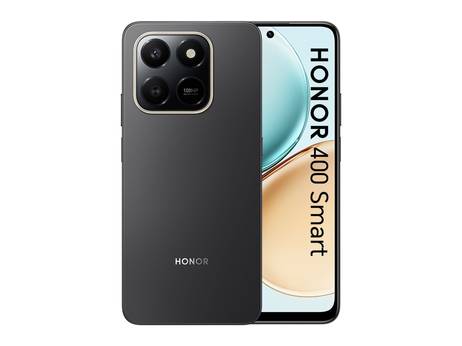 Honor - 400 Smart 4G 128GB - Black