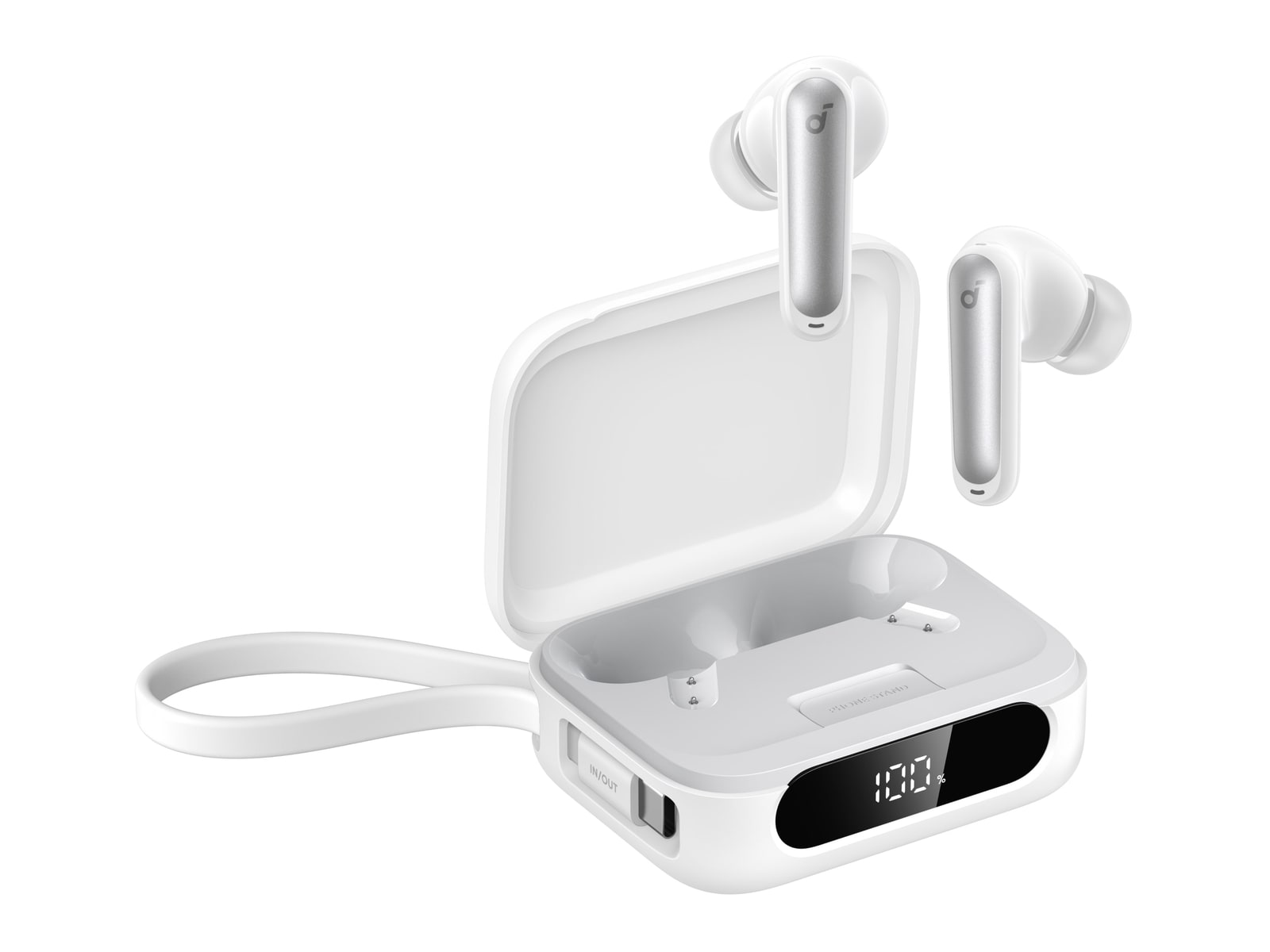 Soundcore - P41i Bluetooth True Wireless Earbuds - White