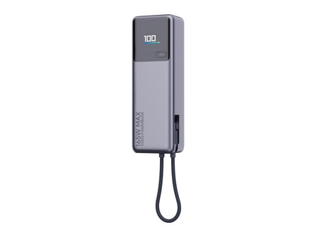 Xiaomi - 165W 10000mAh Built-in Cable Silver Power Banks