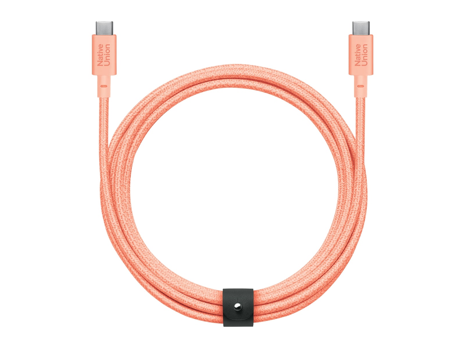 Native Union - Belt Cable XL 100W (USB-C to USB-C) Apricot Crush Charging Cables