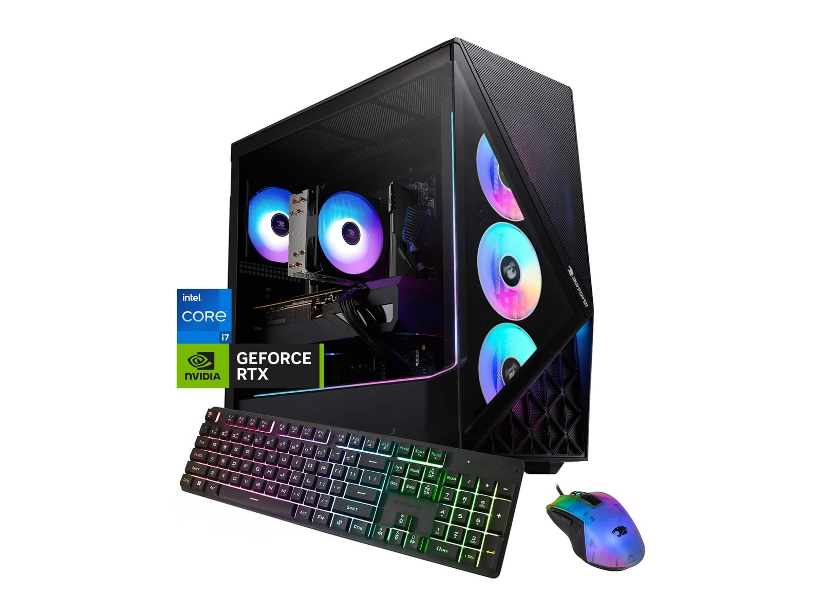 iBUYPOWER - Slate SBI7N5604 - Intel Core i7-14700F chip - 16GB Memory - 1TB SSD - Black