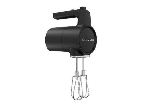 KitchenAid - Go Cordless Hand Mixer KHMR700 Black Matte Blenders & Mixers