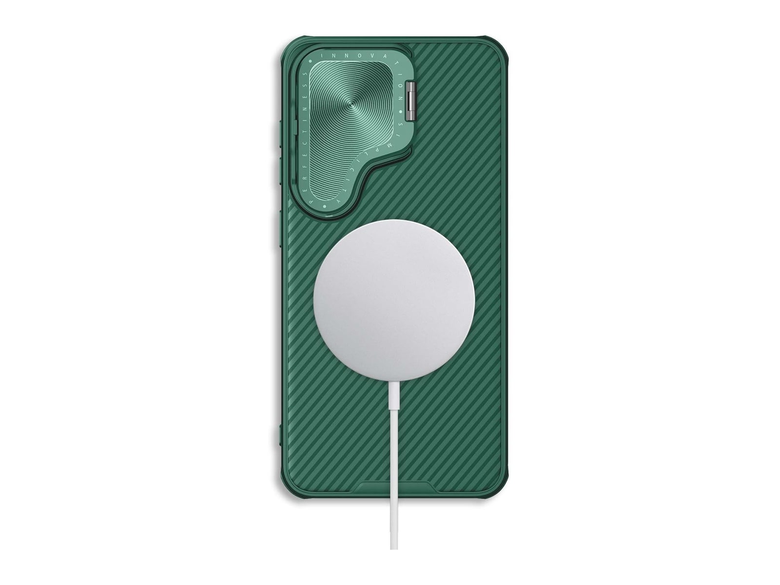 Nillkin - MagSafe Compatible CamShield CamProp Case - Galaxy S24 - Deep Green