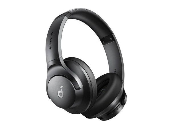 Soundcore - Q20i Plus Bluetooth Over-Ear Headphones - Black
