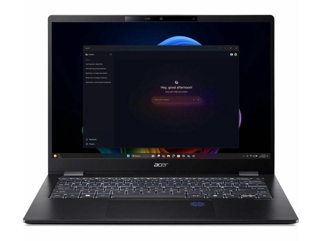 Acer - TravelMate P6 14 AI TMP614-54-783T 14" - Intel Core Ultra 7 268V chip - 32GB Memory - 1TB SSD - Black