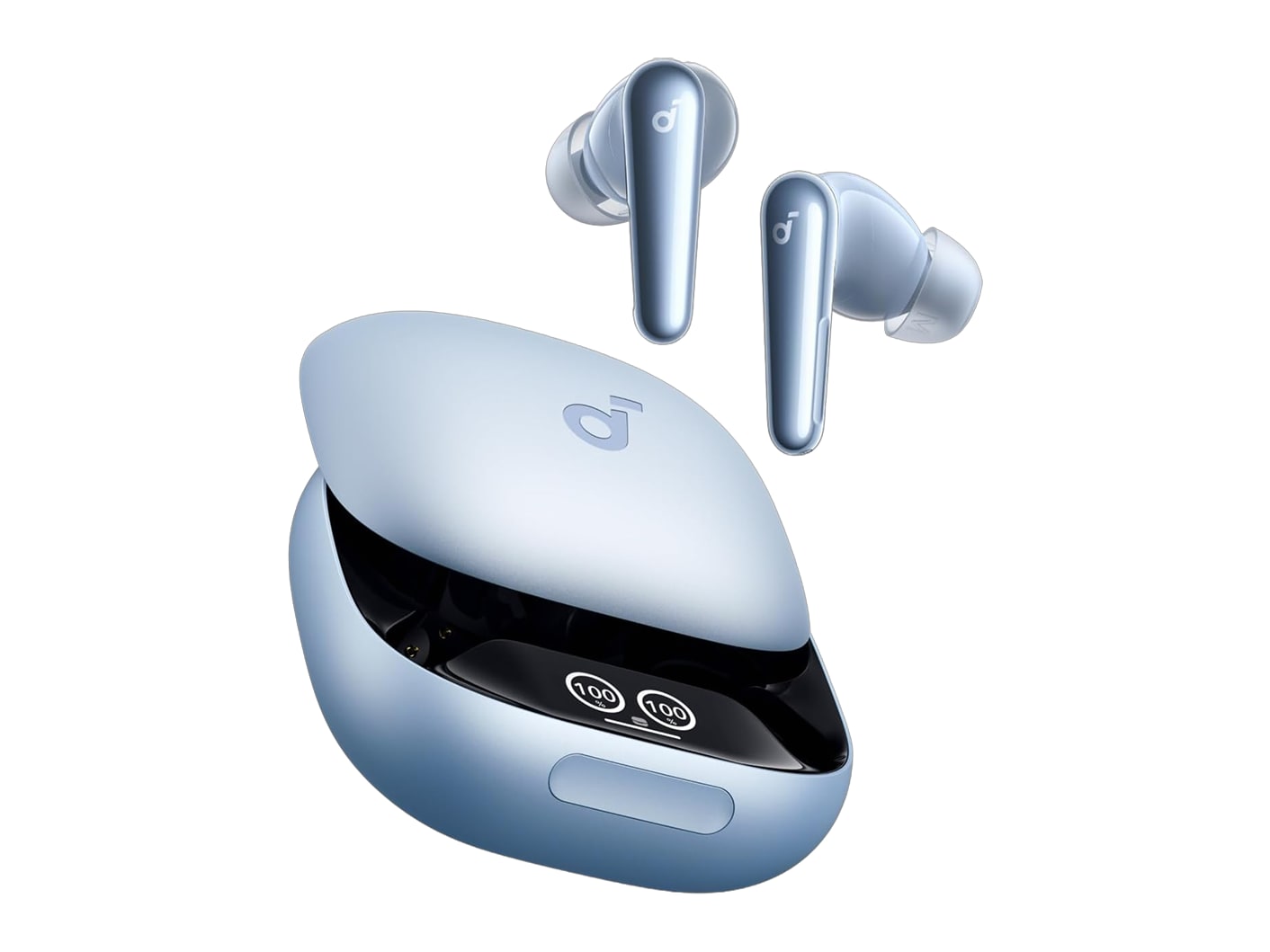 Soundcore - Liberty 4 Pro Bluetooth True Wireless Earbuds - Matte Light Blue