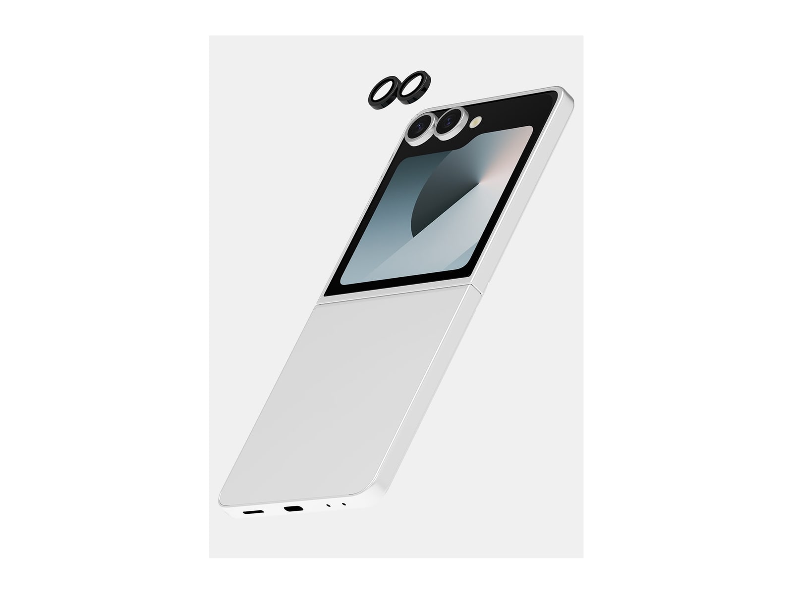 ITSKINS - HYBRID DEFENSE LENS - Galaxy Z Flip 7 - Black