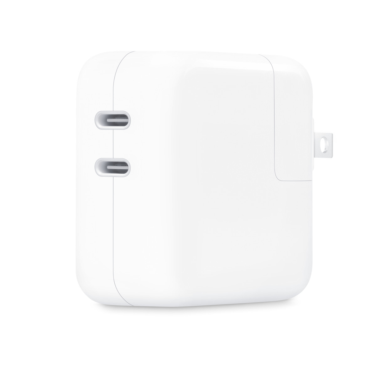 Apple - 35W Dual USB-C Port Power Adapter - Wall Charger