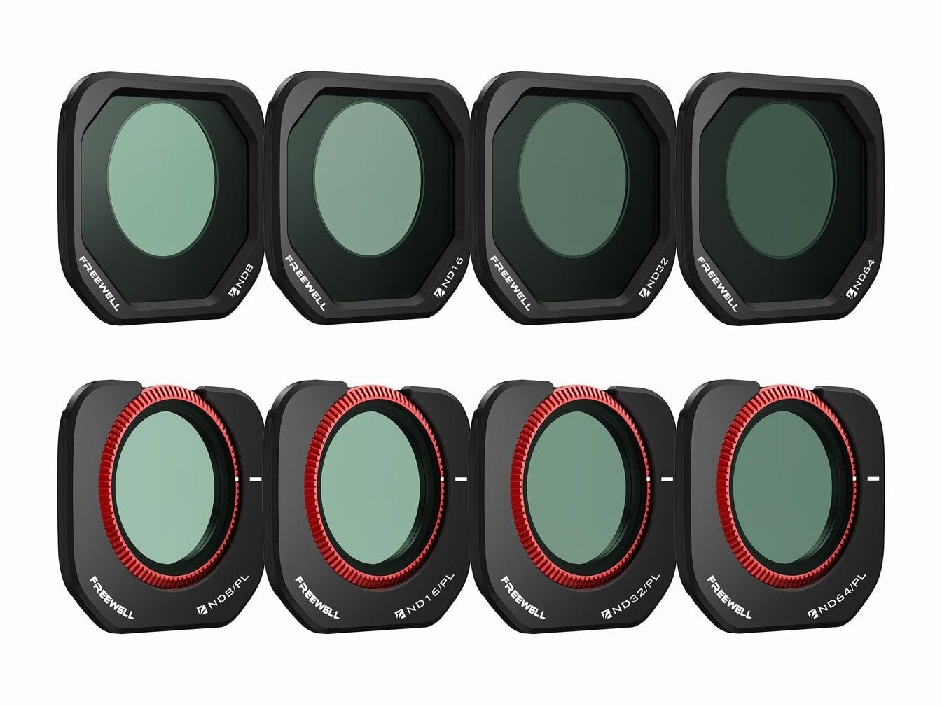 Freewell - Insta360 Luna Pro All Day Filter Kit 8 Pack Camera Accessories
