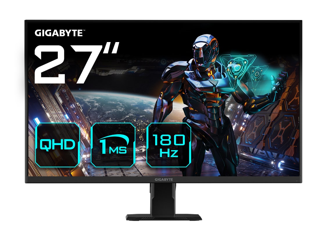 Gigabyte - 27" GS27QA QHD 180Hz Gaming Monitors