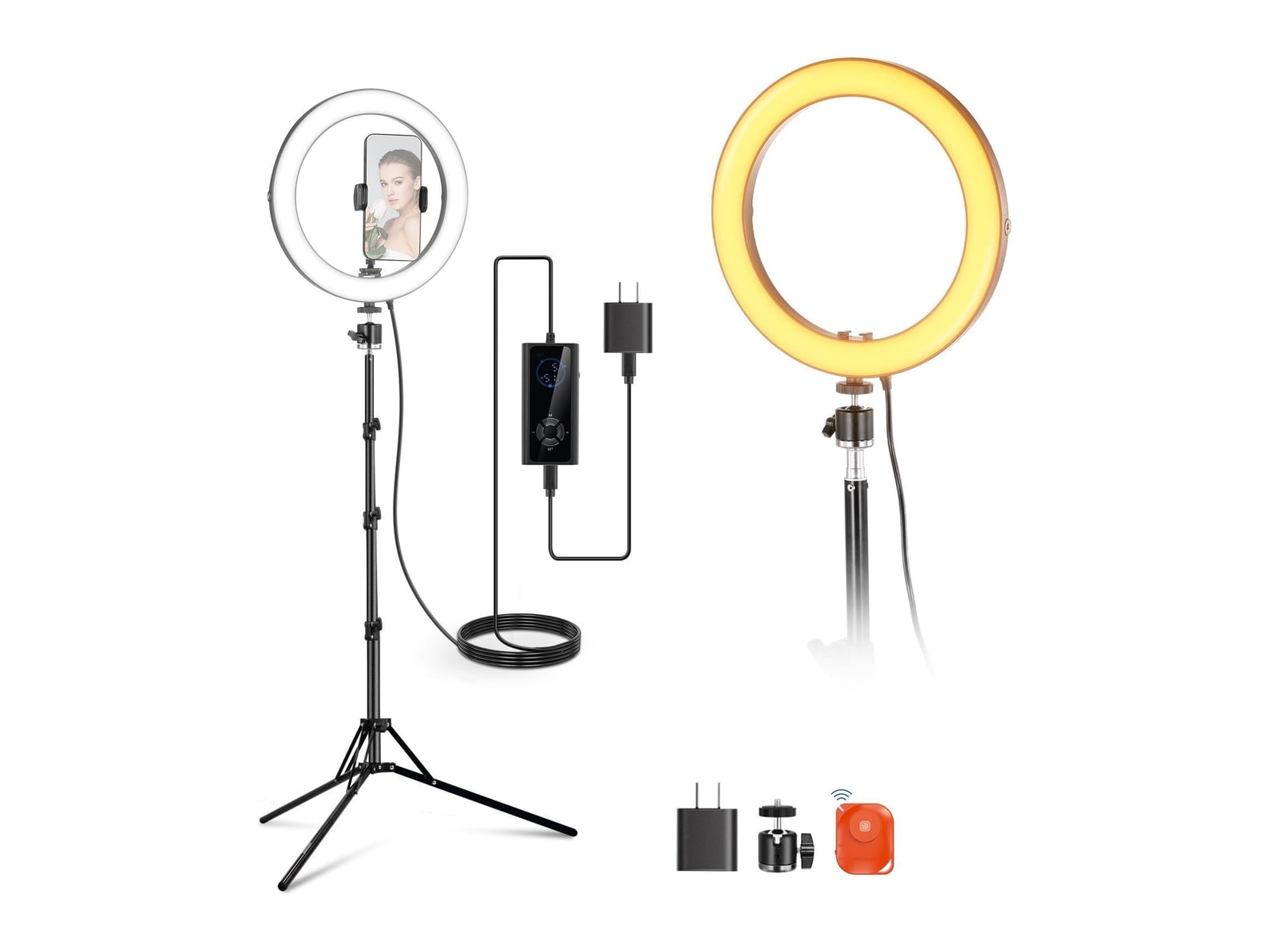 Neewer - RH10B 10" 20W High Power LED Ring Light Camera Accessories