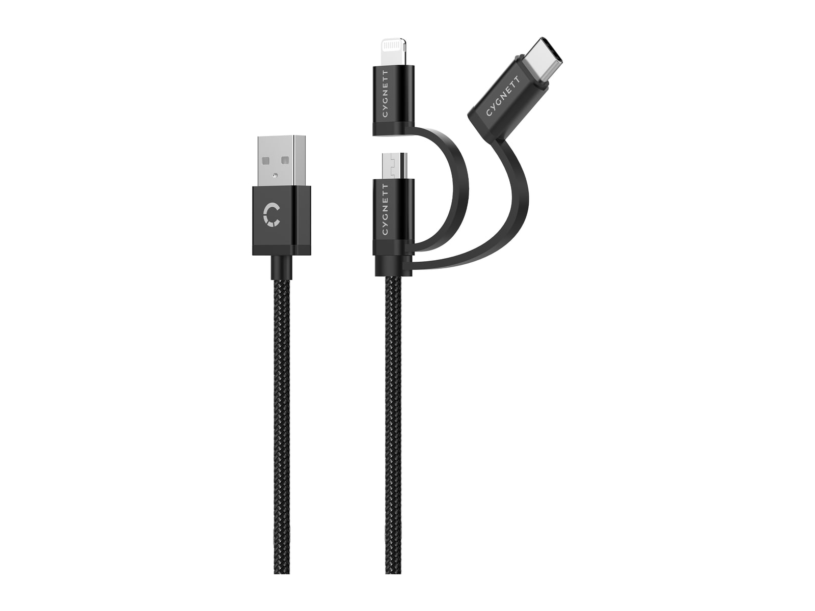Cygnett - Essentials 3-in-1 Cable - 1M Charging Cables