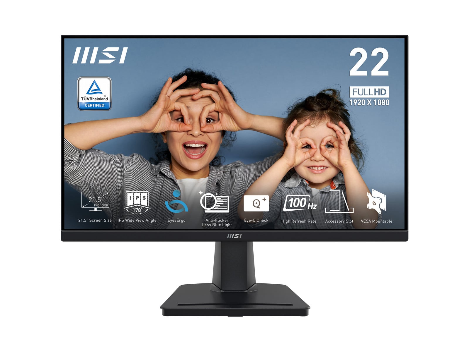 MSI - 21.5" PRO MP225 Full HD 100Hz Professional Monitors