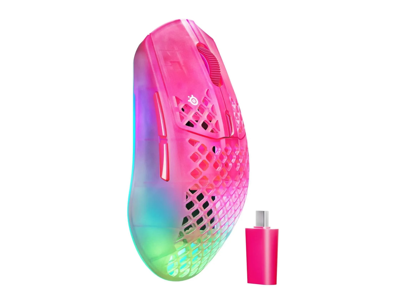 SteelSeries - Aerox 3 Wireless Gen 2 Mice - Magenta (EU)