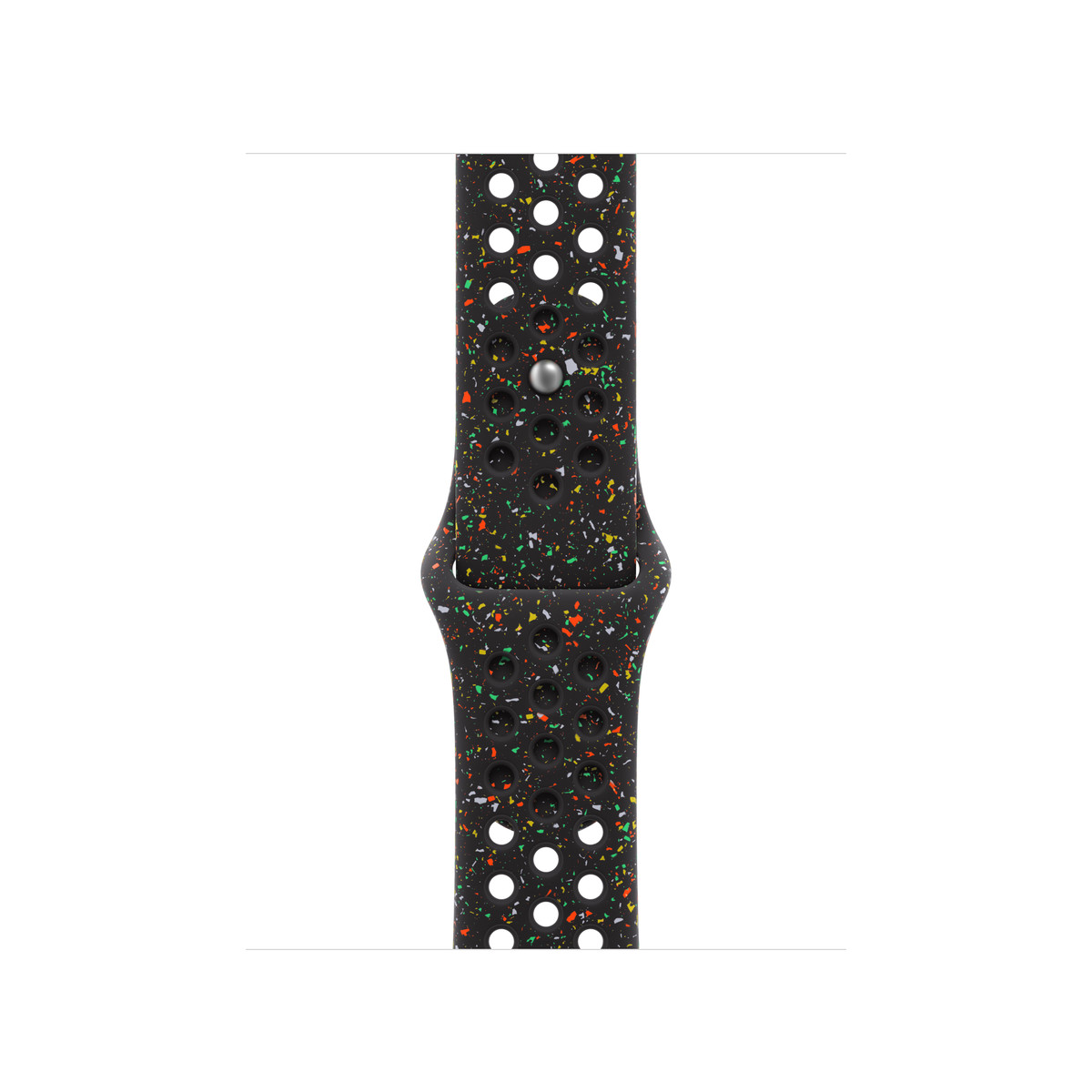 Apple - Apple Watch Nike Sport Band - 40mm - Nike Sport Band - S/M - Midnight Black