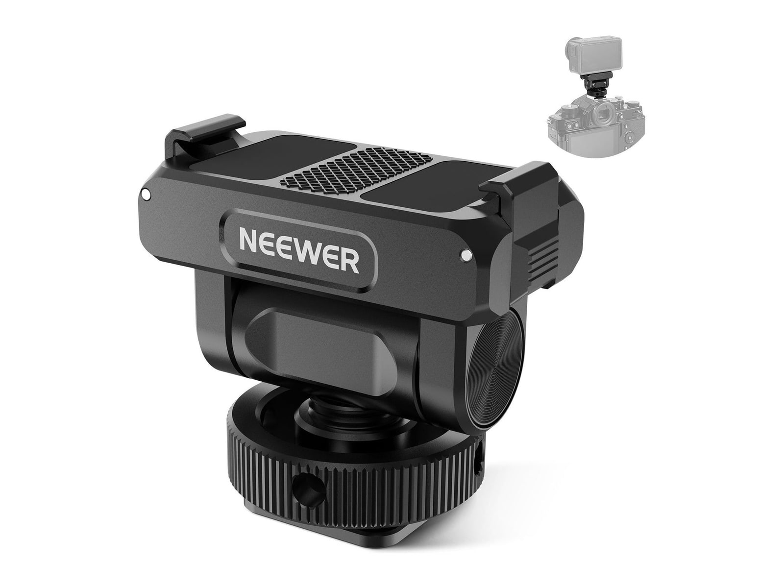 Neewer - AC012 Magnetic Cold Shoe Mount For DJI Osmo 360/Action 5 Pro/4/3 Camera Accessories