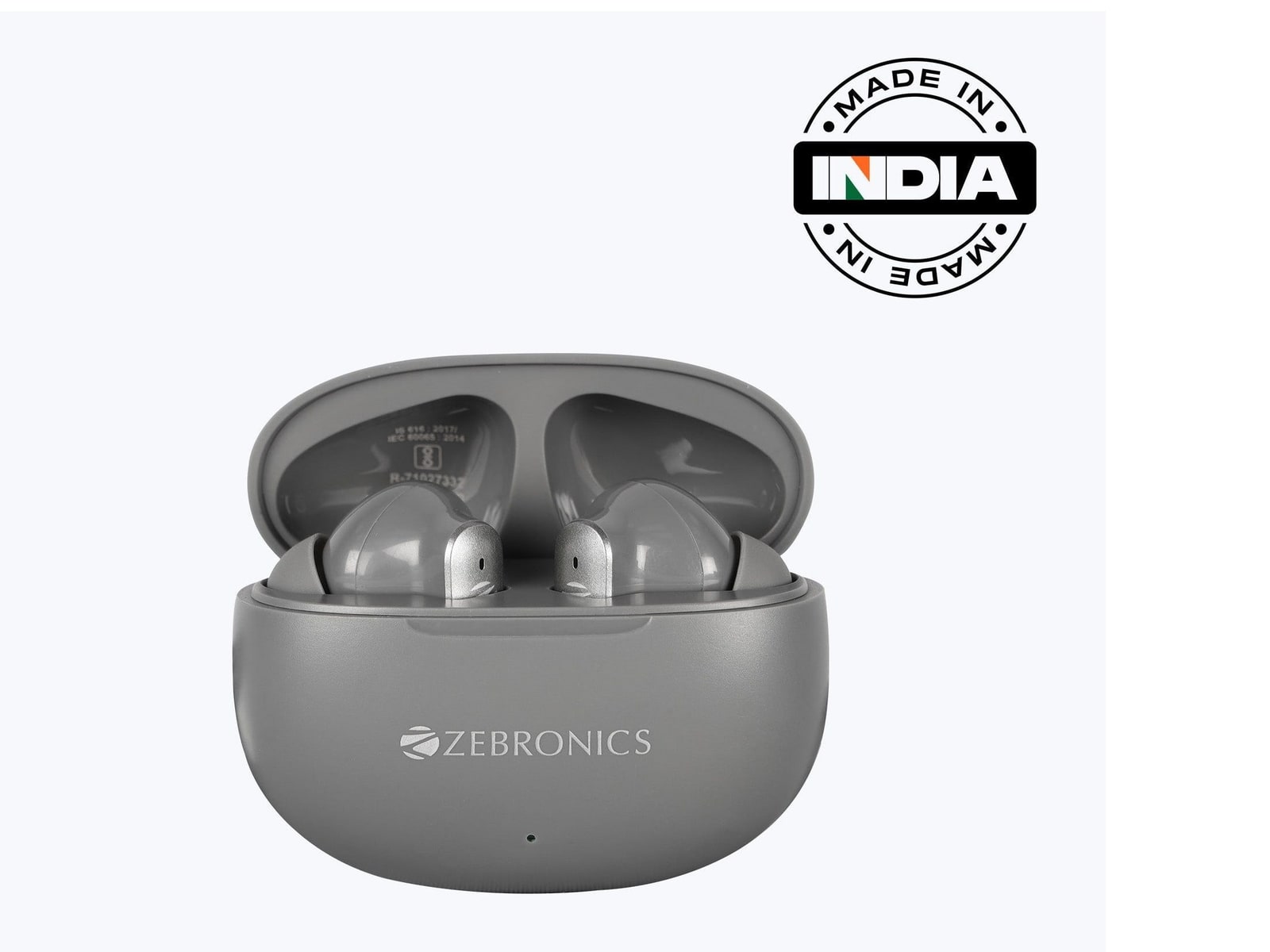 Zebronics - Zeb Pods B11 ZEB-Pods zi 15 True Wireless Earbuds - Gray