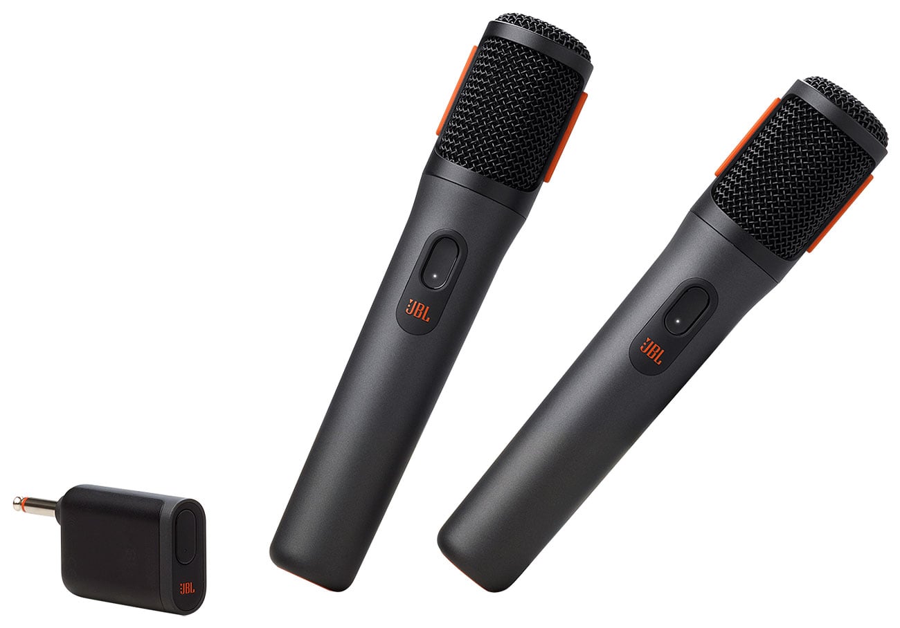 JBL - PartyBox Wireless Mic (2-Pack) Wireless Microphones - Black
